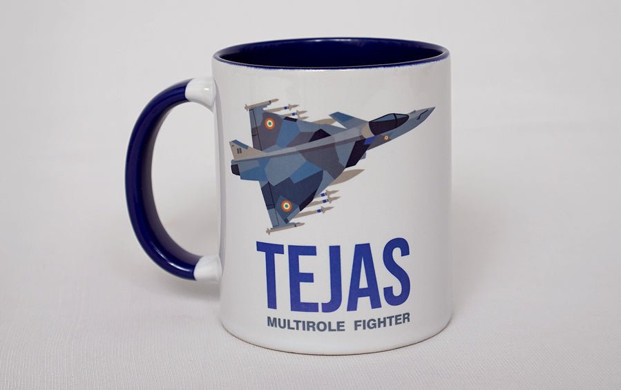 TEJAS Multirole Fighter | Coffee Mug - Cups & Mugs - indic inspirations