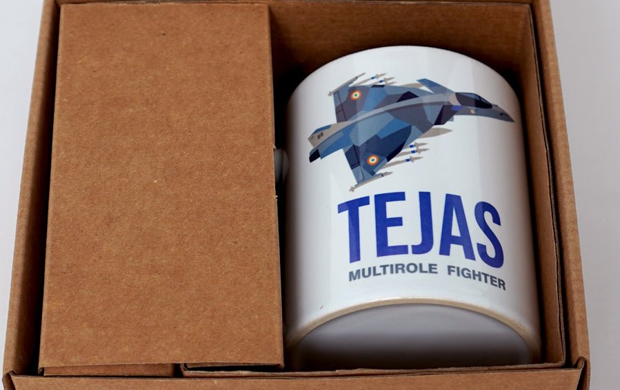 TEJAS Multirole Fighter | Coffee Mug - Cups & Mugs - indic inspirations