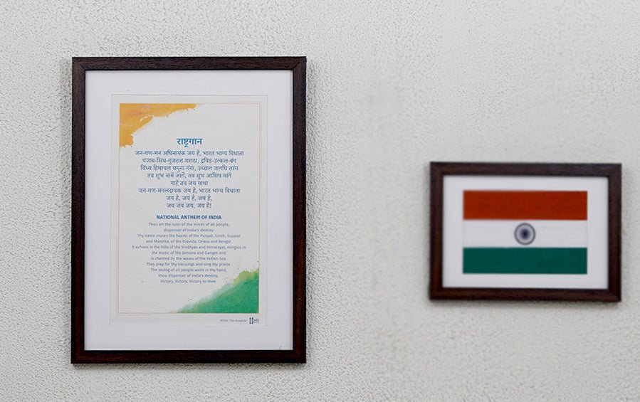 The National Anthem of India | Wall Frame - Wall Frames - indic inspirations