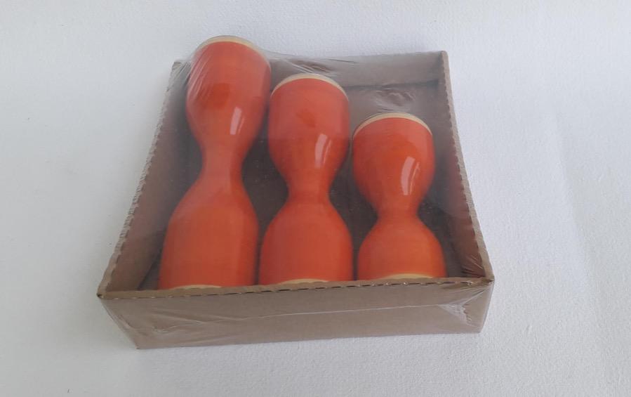 Triune - Candle Holder - Orange - Candle holders - indic inspirations