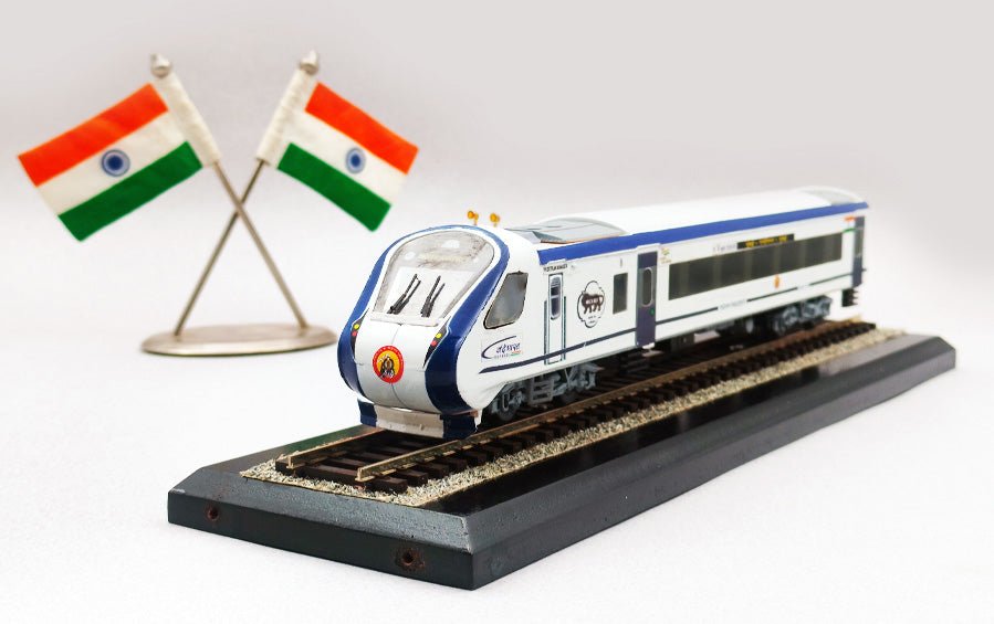 Vande Bharat Express | 1:100 Scale Model - train models - indic inspirations