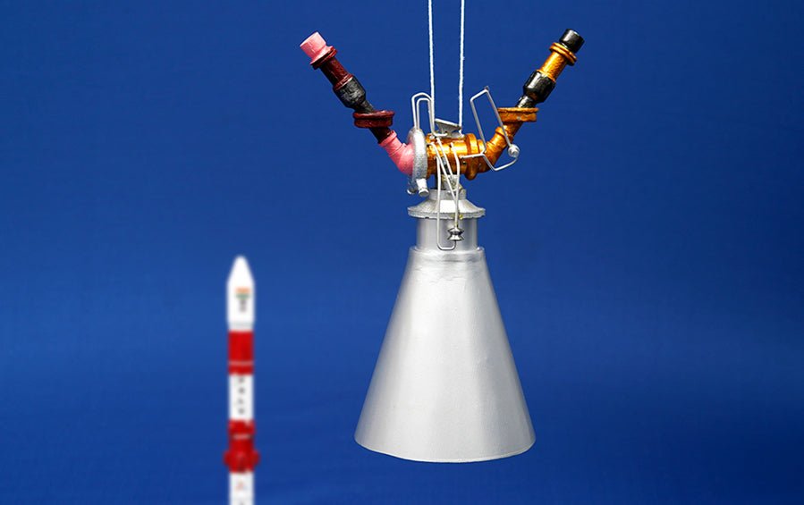 VIKAS Engine for PSLV, GSLV 1:25 Scale - rocket models - indic inspirations