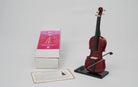 Violin | Wooden Miniature - Miniature Musical Instruments - indic inspirations