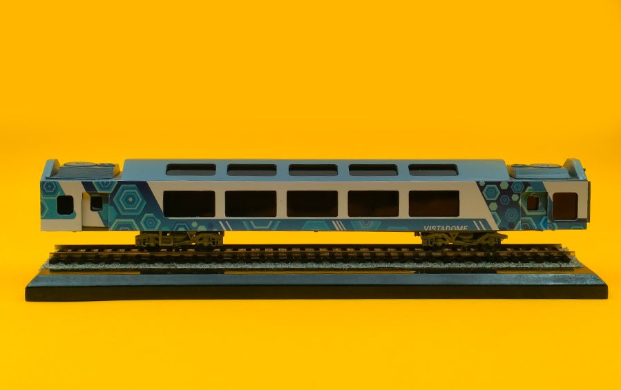 Vista Dome Coach | 1:87 HO Scale Model - train models - indic inspirations