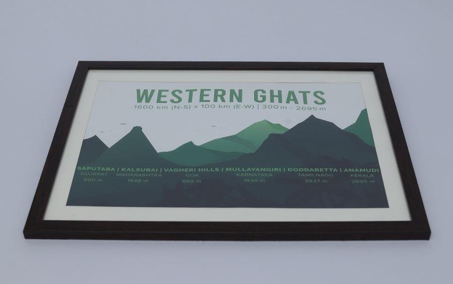 Western Ghats - A3 Frame - Wall Frames - indic inspirations