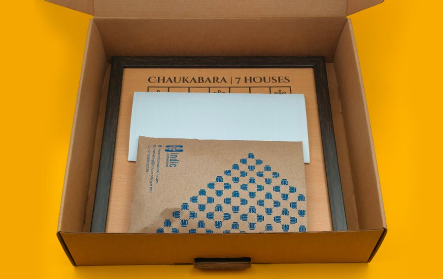 Wooden Chaukabara 7 House - Board Games - indic inspirations