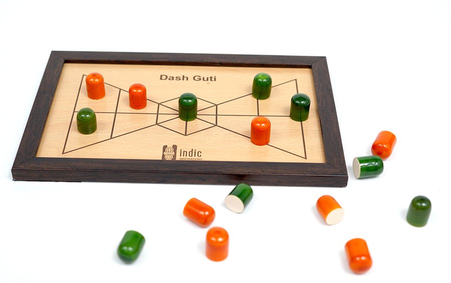 Wooden Dash Guti - Board Games - indic inspirations