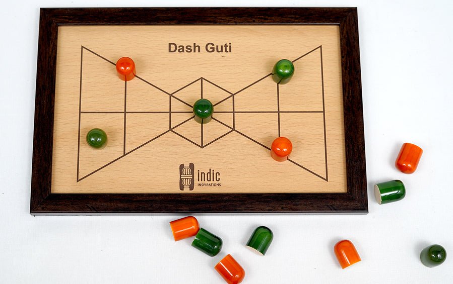 Wooden Dash Guti - Board Games - indic inspirations