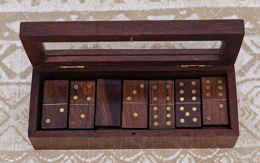 WOODEN DOMINOS - Games - indic inspirations