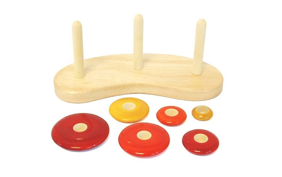 Wooden Tower of Hanoi - Wooden Puzzles - indic inspirations