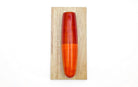 Wooden Wall Hanging Planter - Orange & Red - wall planter - indic inspirations