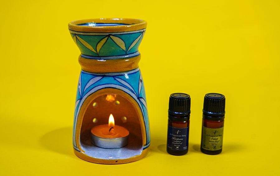 Yoga Diffuser Yellow - Oil Diffusers - indic inspirations