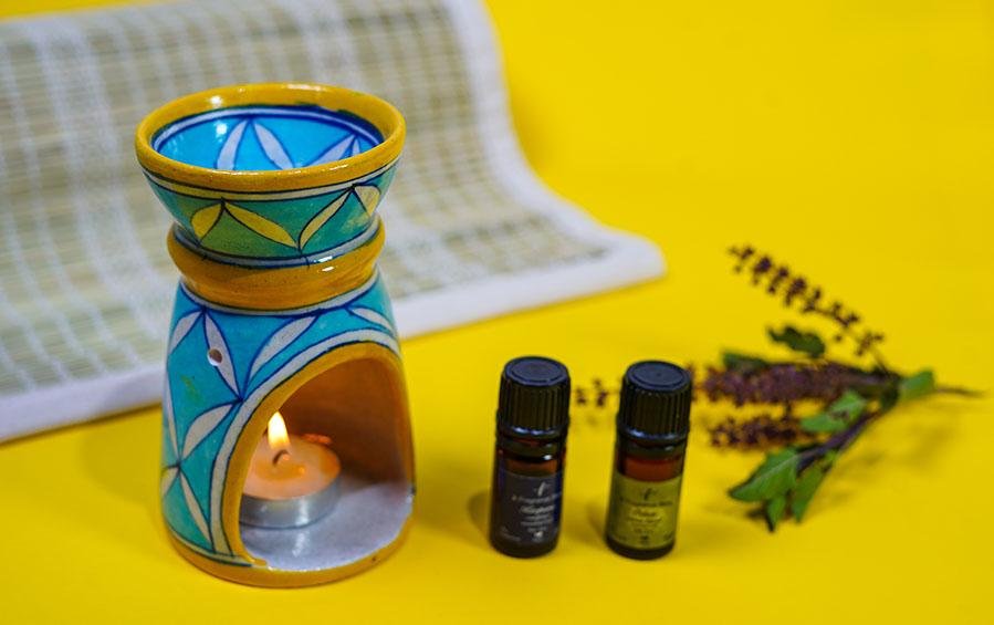 Yoga Diffuser Yellow - Oil Diffusers - indic inspirations