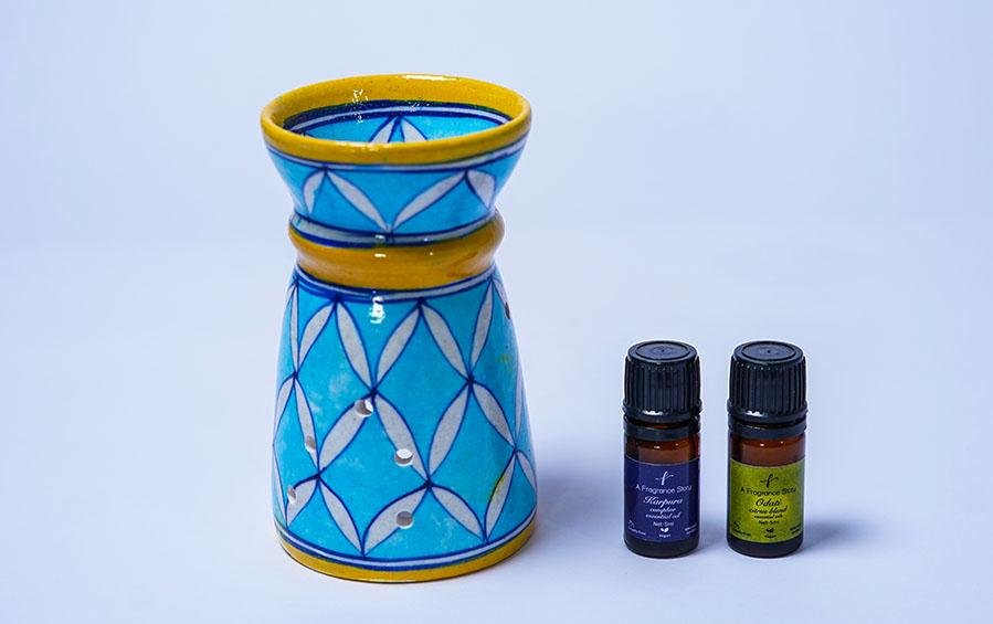 Yoga Diffuser Yellow - Oil Diffusers - indic inspirations