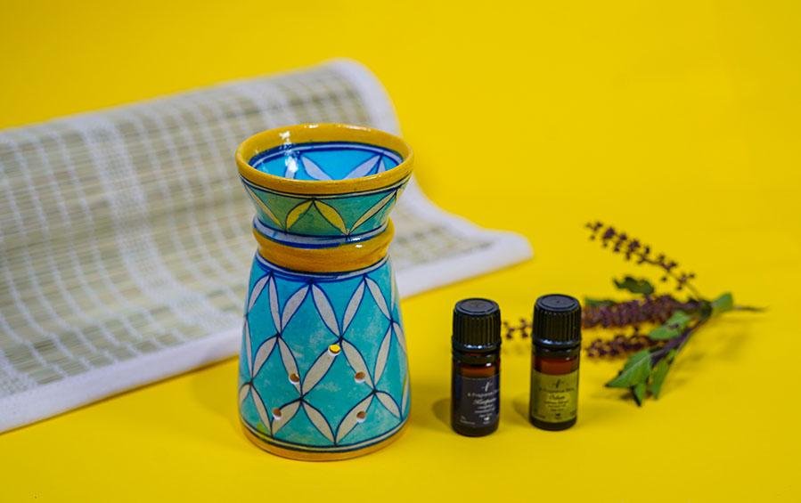 Yoga Diffuser Yellow - Oil Diffusers - indic inspirations