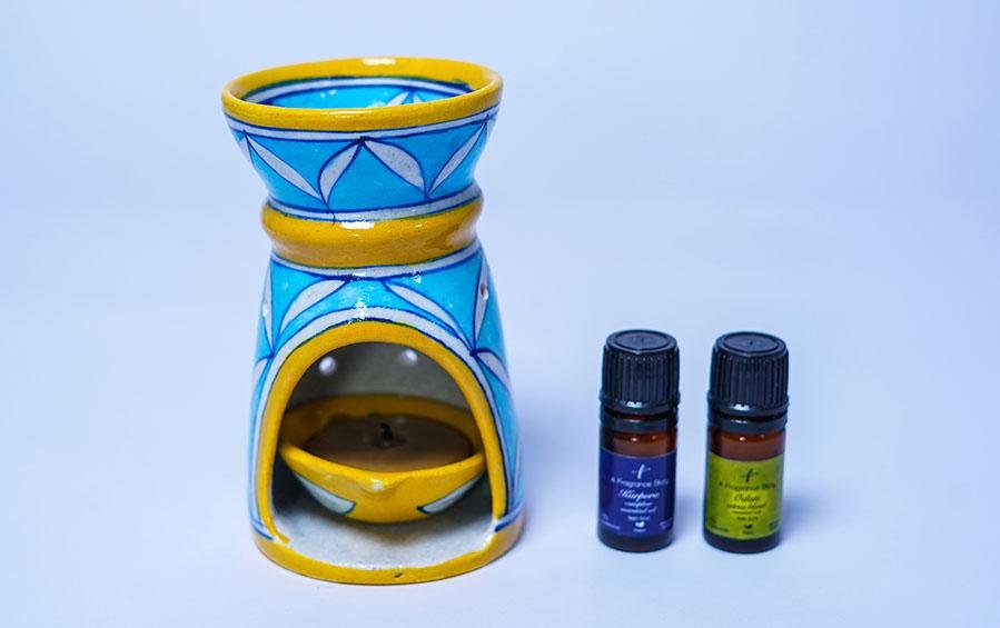 Yoga Diffuser Yellow - Oil Diffusers - indic inspirations