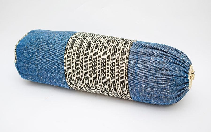 Buy Jute-Cotton Denim Blue with Pattern Indian Yoga Mat Online - Indic  Inspirations – indic inspirations