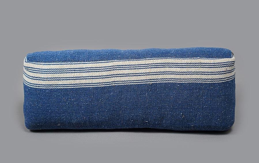 Yoga Props - Pillow Denim Blue - Bolsters - indic inspirations