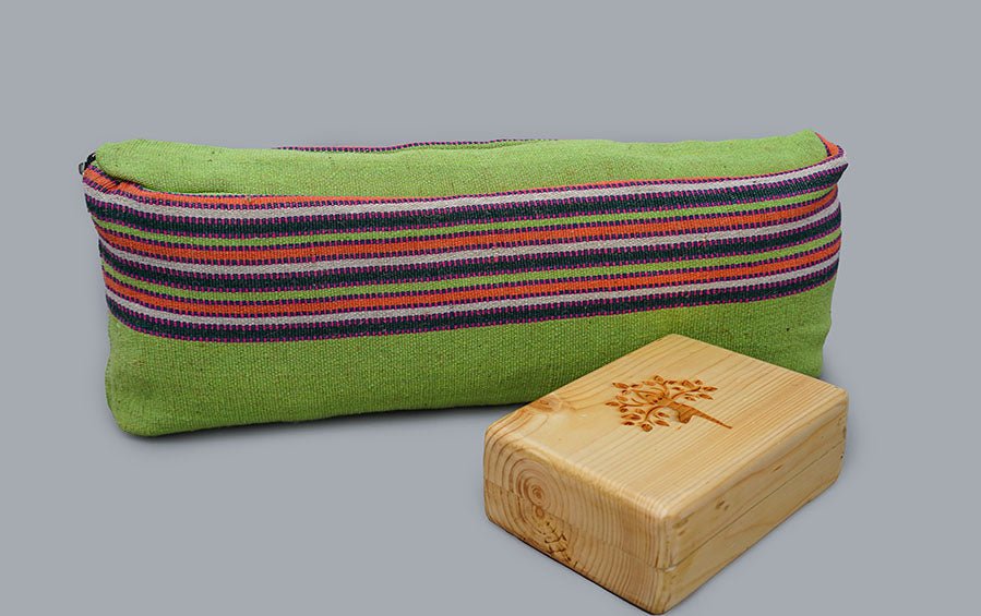 Yoga Props - Pillow Pastel Green - Bolsters - indic inspirations