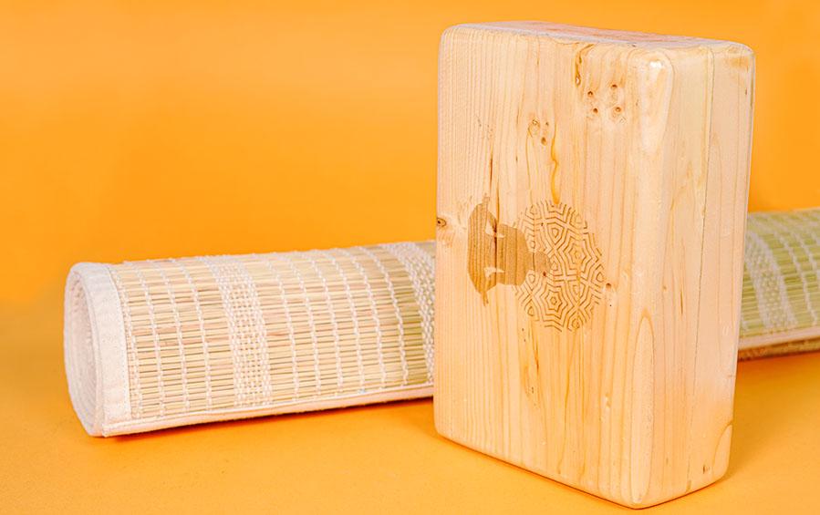 Yoga Props - Wooden Brick - Yoga blocks - indic inspirations